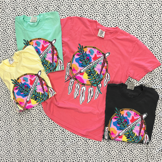 OKLAHOMA 2025: Oklahoma Summer Dreamcatcher (COMFORT COLORS SHORTSLEEVE)