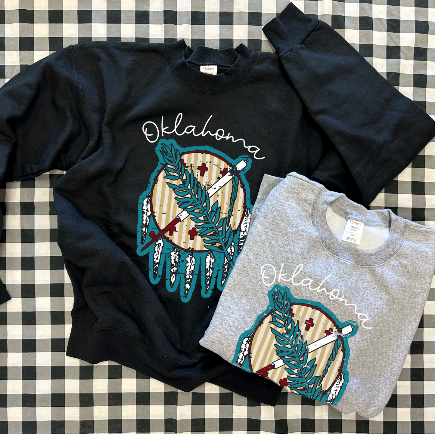 OKLAHOMA 2025: Striped Dreamcatcher (ULTIMATE SWEATSHIRT)
