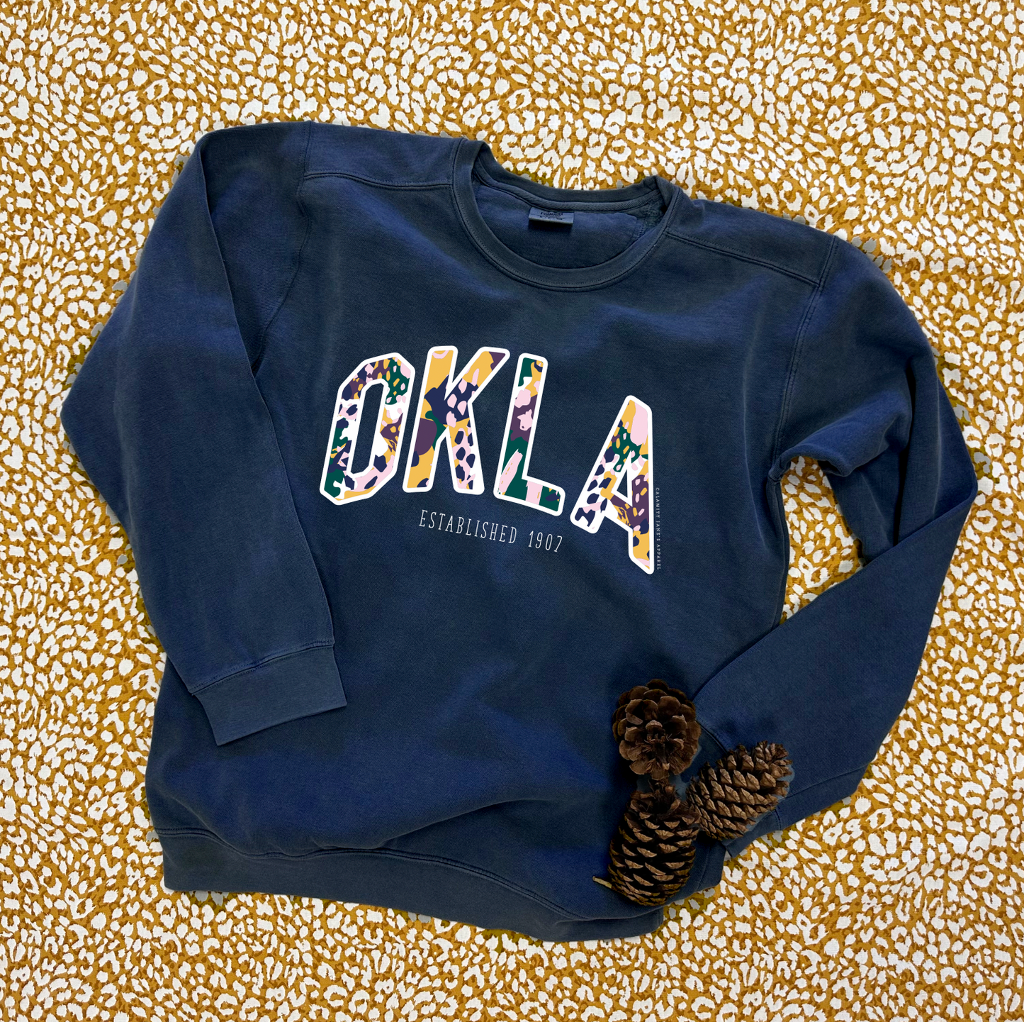 OKLAHOMA 2025: OKLA Vincent Fall Abstract (ULTIMATE SWEATSHIRT)