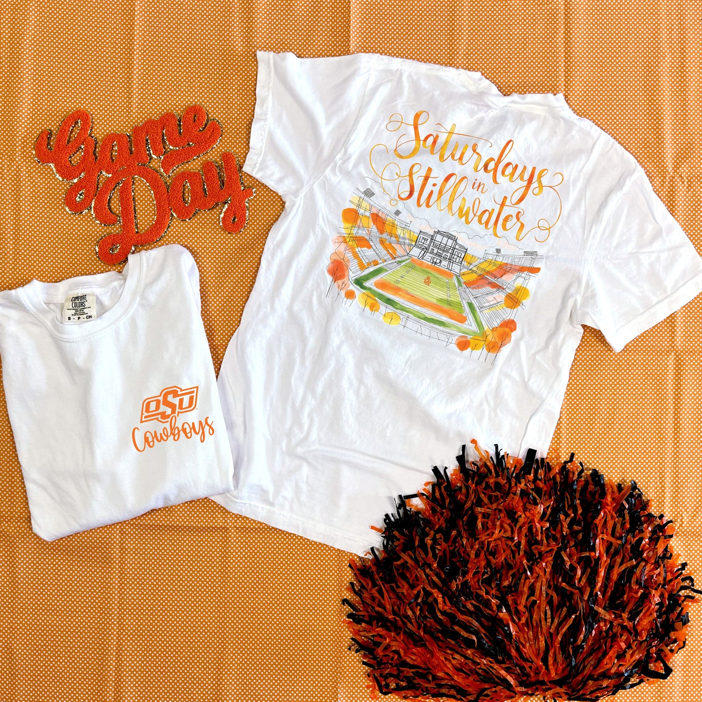 OK STATE 2025: Saturdays in Stillwater (COMFORT COLORS SHORTSLEEVE)