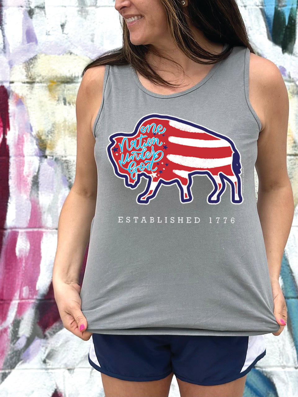 AMERICAN SPIRIT 2023: One Nation Under God Buffalo Flag - TANK