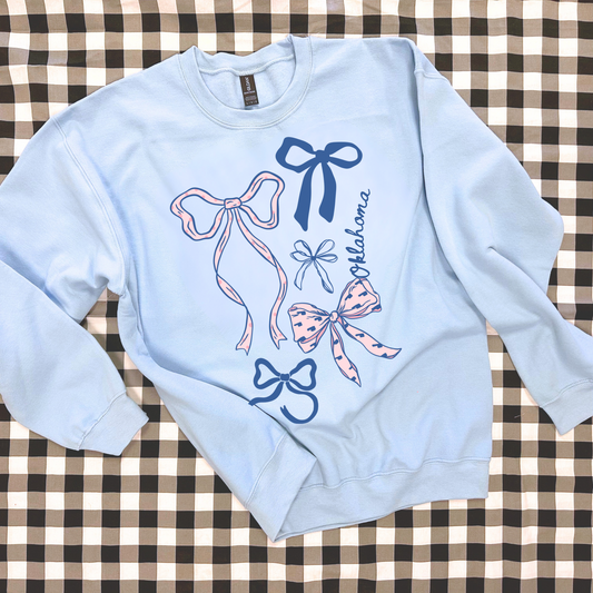 OKLAHOMA 2026: Oklahoma Bows (SWEATSHIRT)