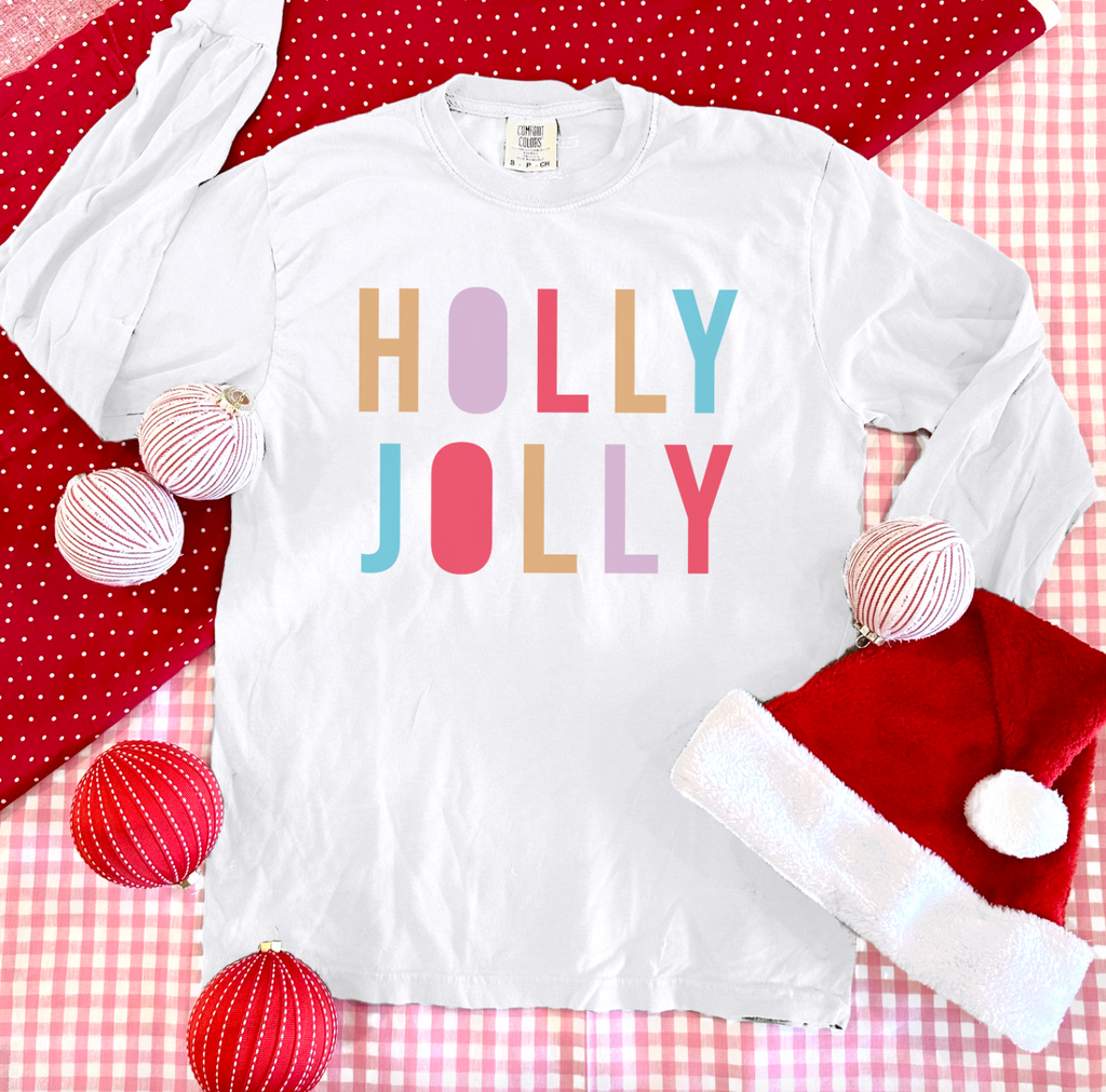 CHRISTMAS 2023: Holly Jolly Pastels - LONGSLEEVE