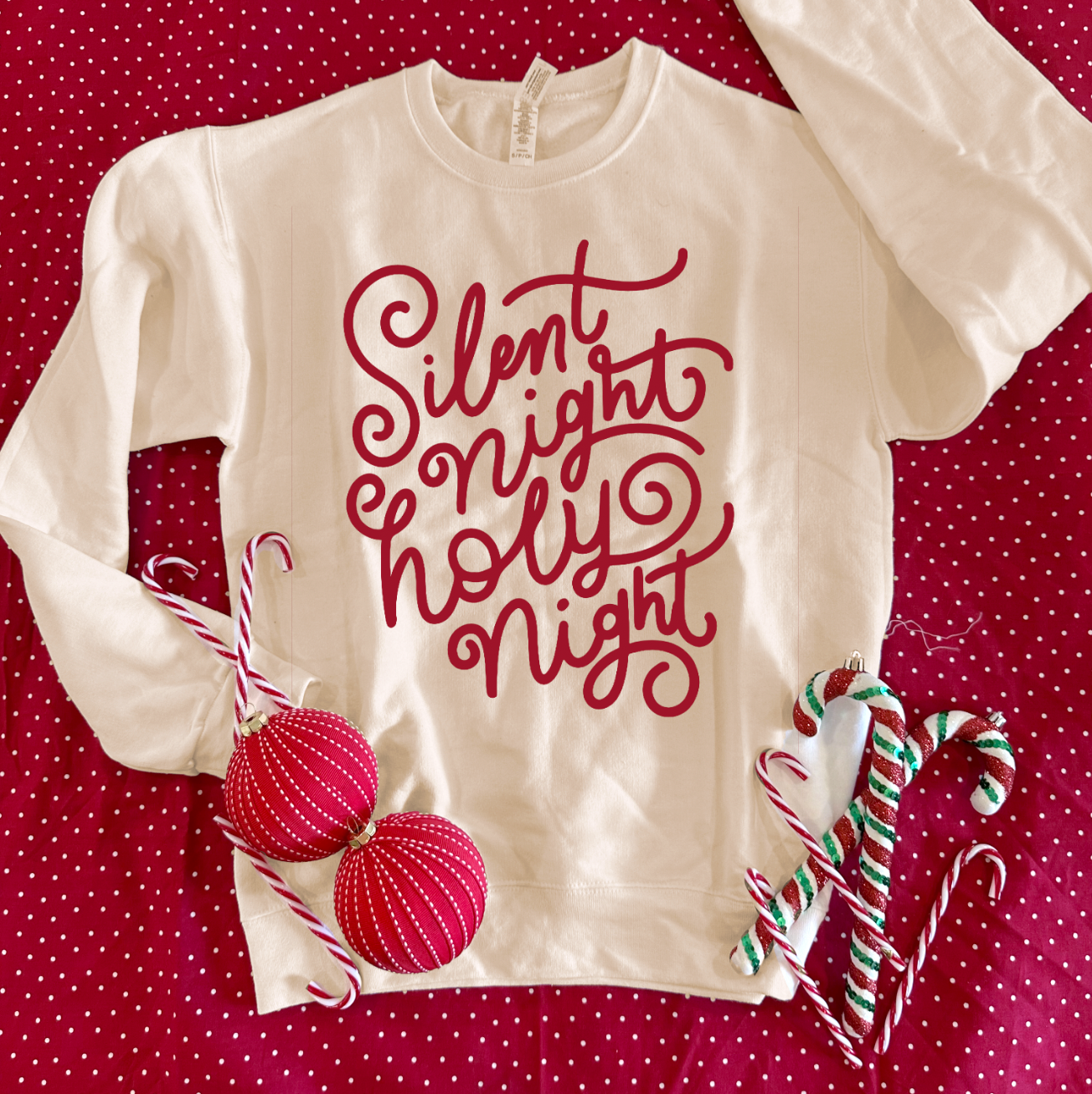 CHRISTMAS 2023: Silent Night, Holy Night - SWEATSHIRT