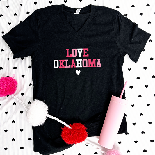 VALENTINES DAY 2024: Love Oklahoma (VNECK)