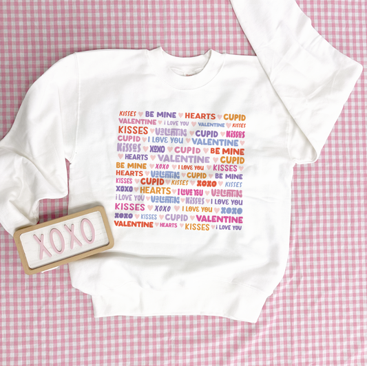 VALENTINES DAY 2024: Valentine Messages (SWEATSHIRT)