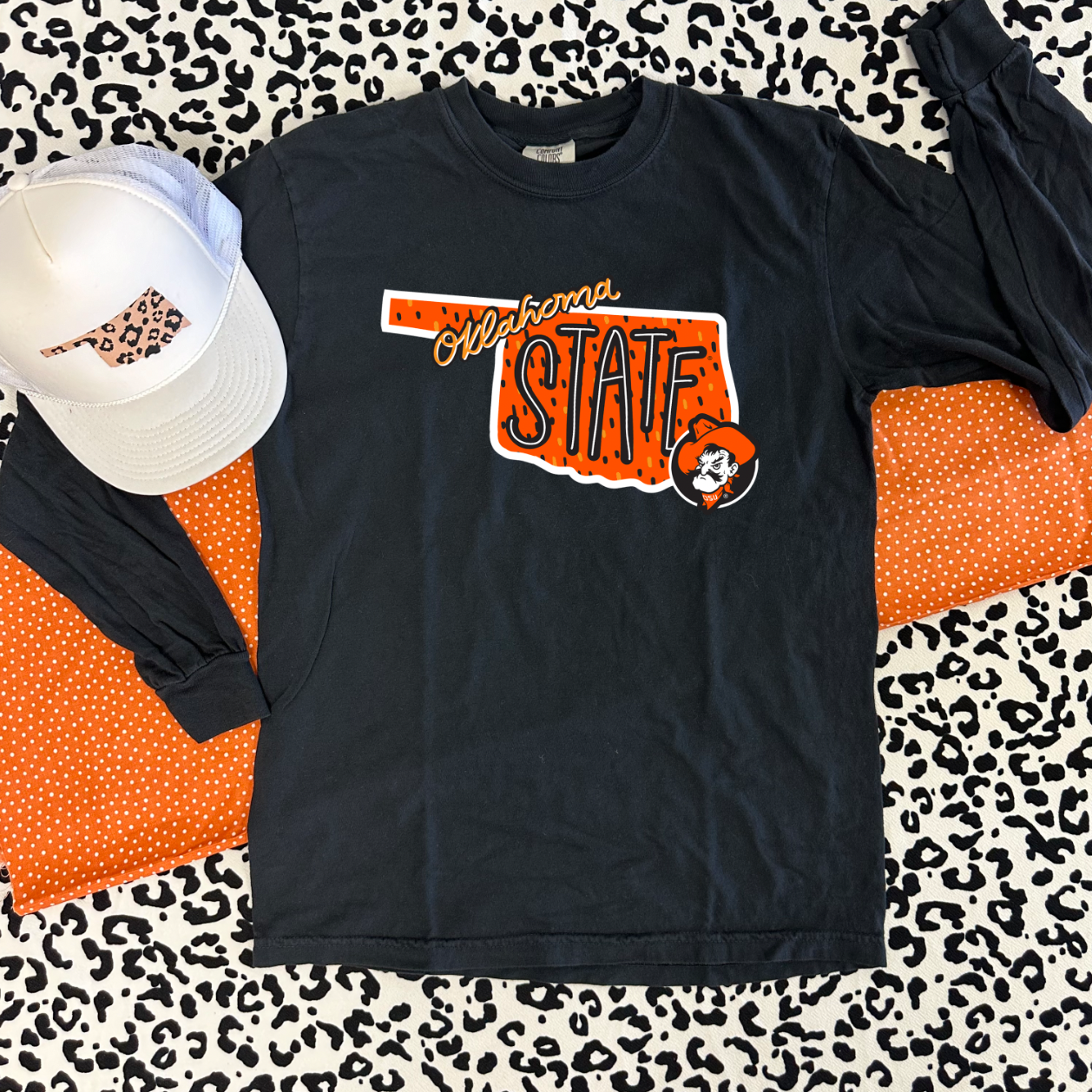 OK STATE 2024: Oklahoma State & Pistol Pete (LONGSLEEVE)