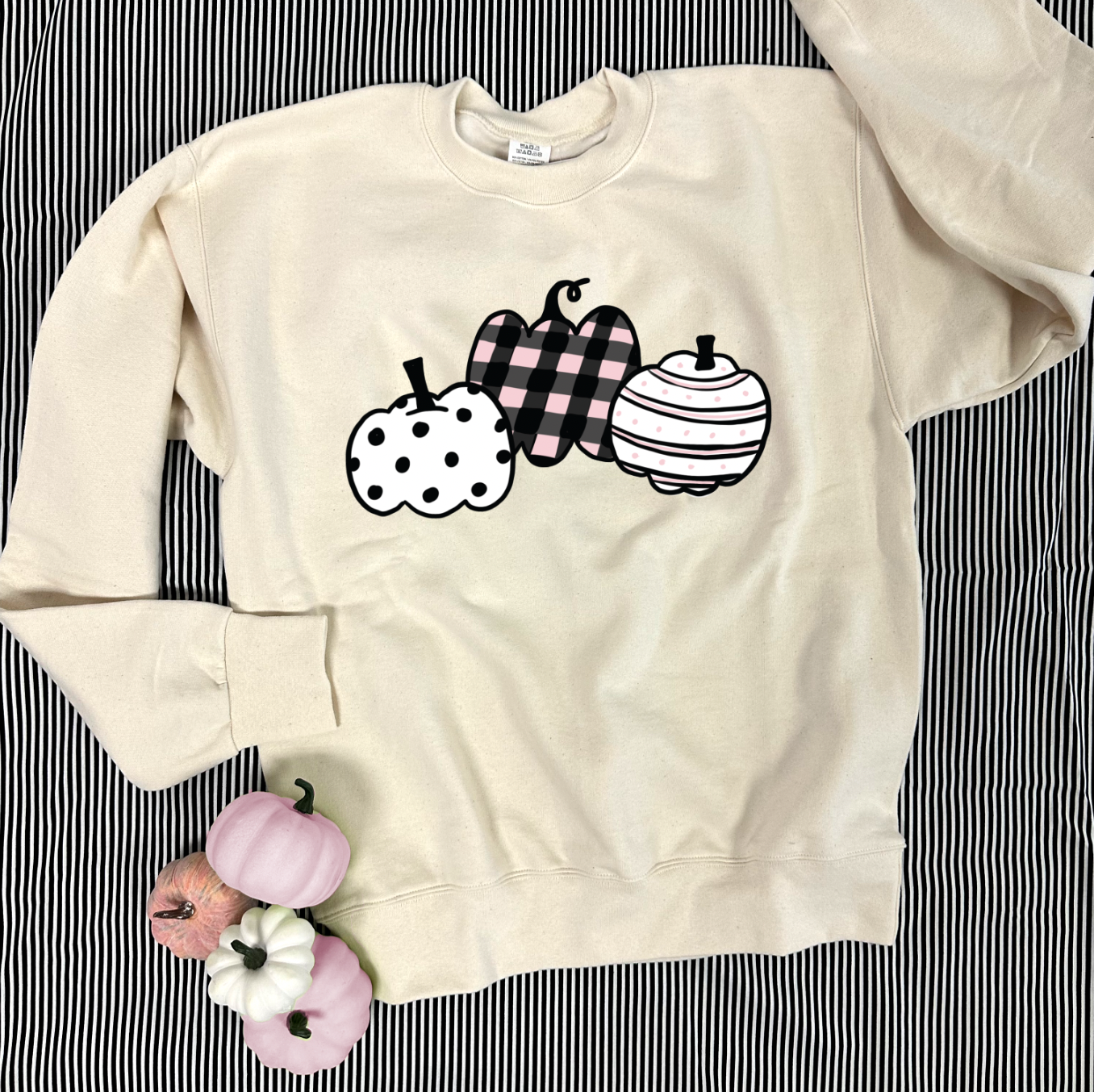 HALLOWEEN 2024: Pumpkin Pattern Trio (SWEATSHIRT)