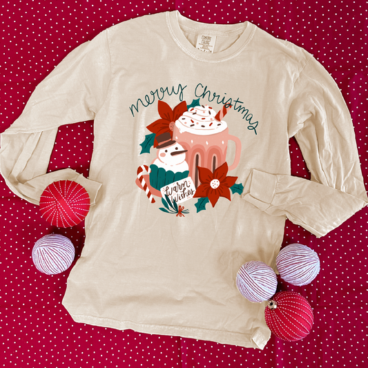 CHRISTMAS 2024: Warm Wishes & Hot Chocolate Christmas (LONGSLEEVE)