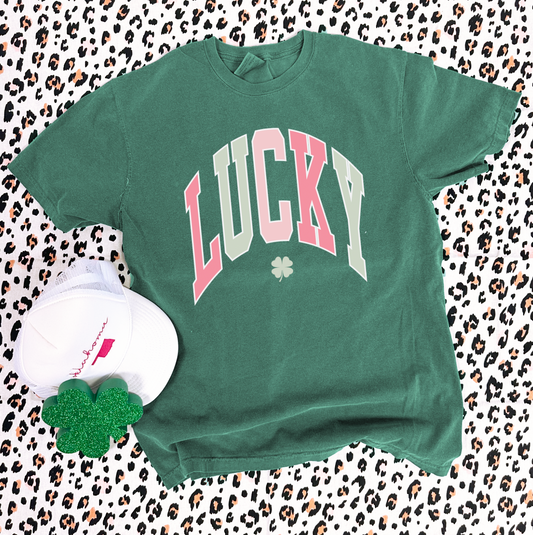 ST.PATTY 2025: LUCKY Vintage Athletic - SHORTSLEEVE