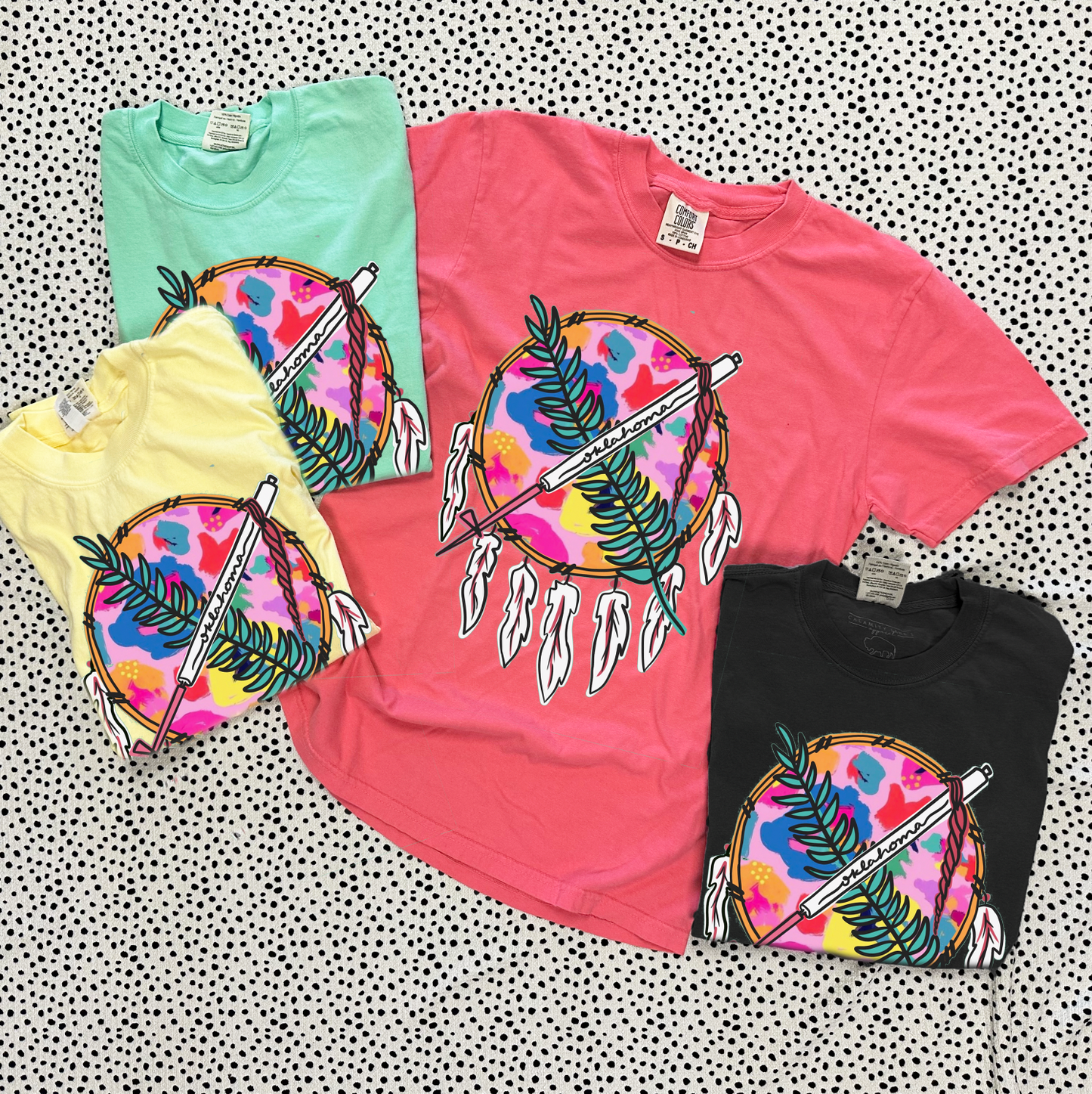 OKLAHOMA: Oklahoma Summer Dreamcatcher (COMFORT COLORS SHORTSLEEVE)