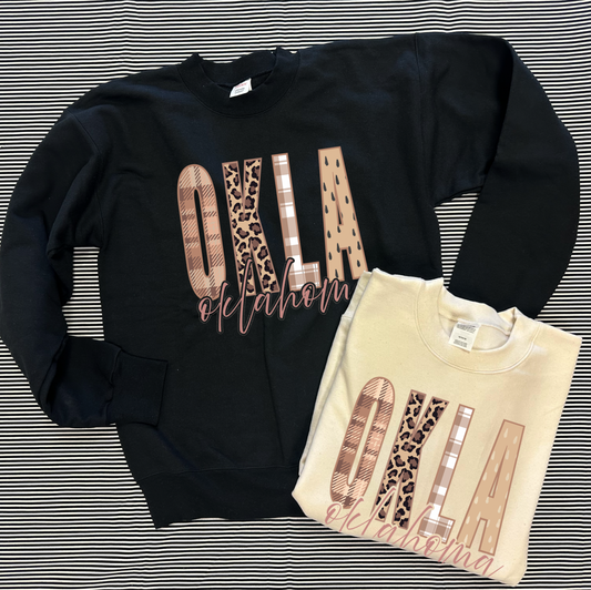 OKLAHOMA 2025: OKLA Fall Mixed Patterns (ULTIMATE SWEATSHIRT)