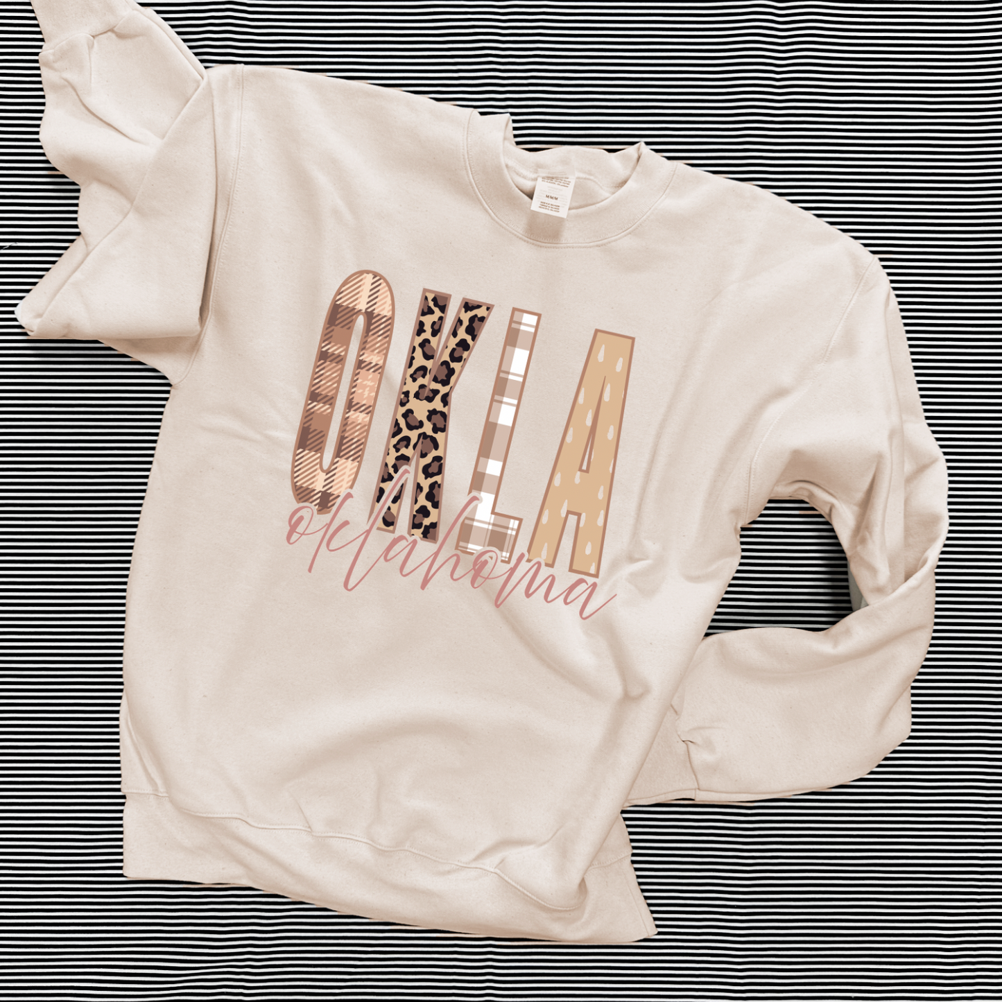 OKLAHOMA 2025: OKLA Fall Mixed Patterns (ULTIMATE SWEATSHIRT)