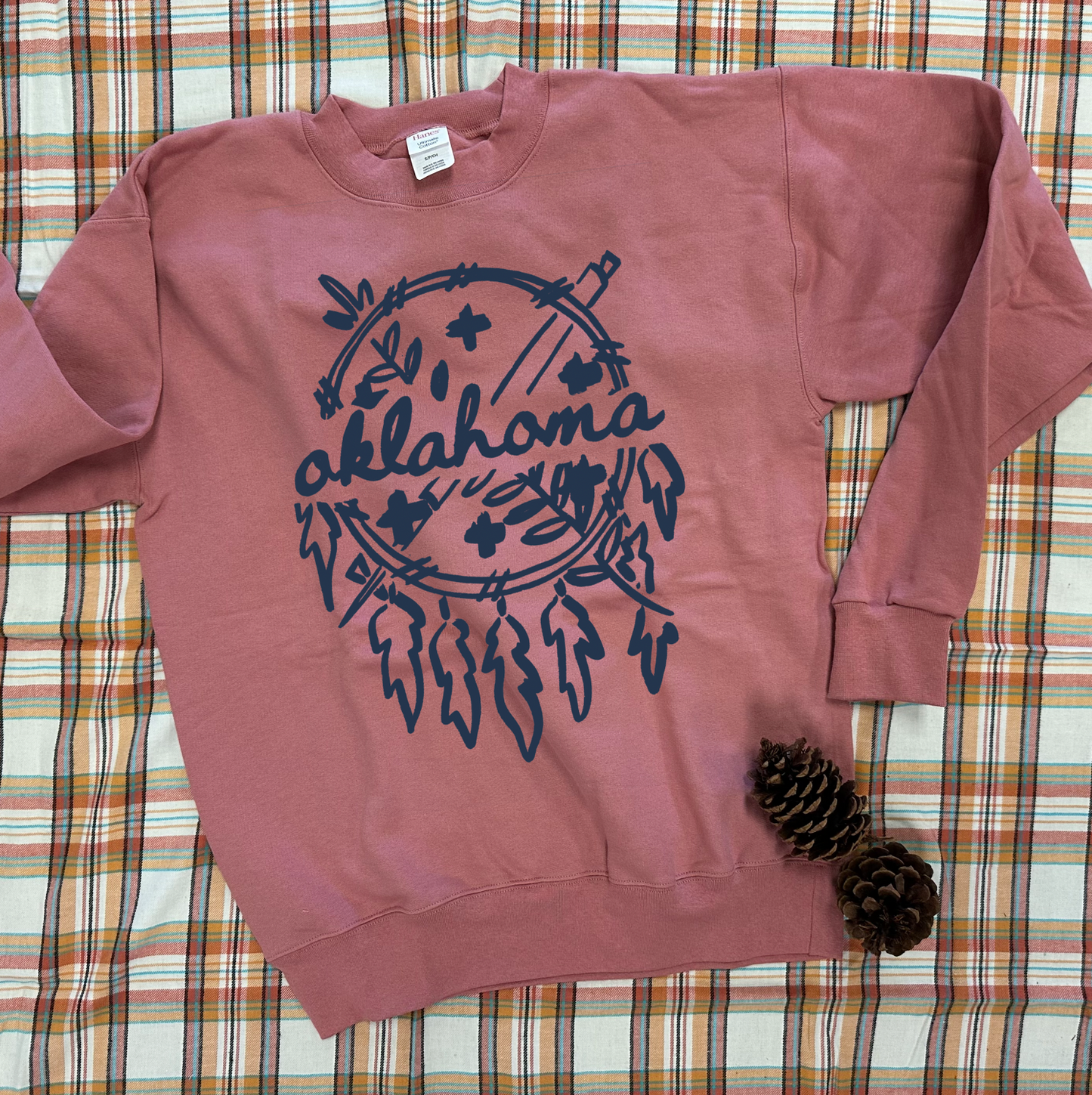 OKLAHOMA 2025: Simple Brushed Dreamcatcher (ULTIMATE SWEATSHIRT)