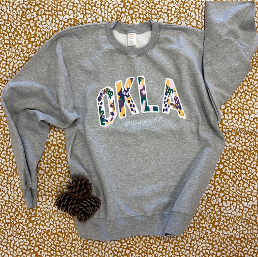 OKLAHOMA 2025: OKLA Vincent Fall Abstract (ULTIMATE SWEATSHIRT)