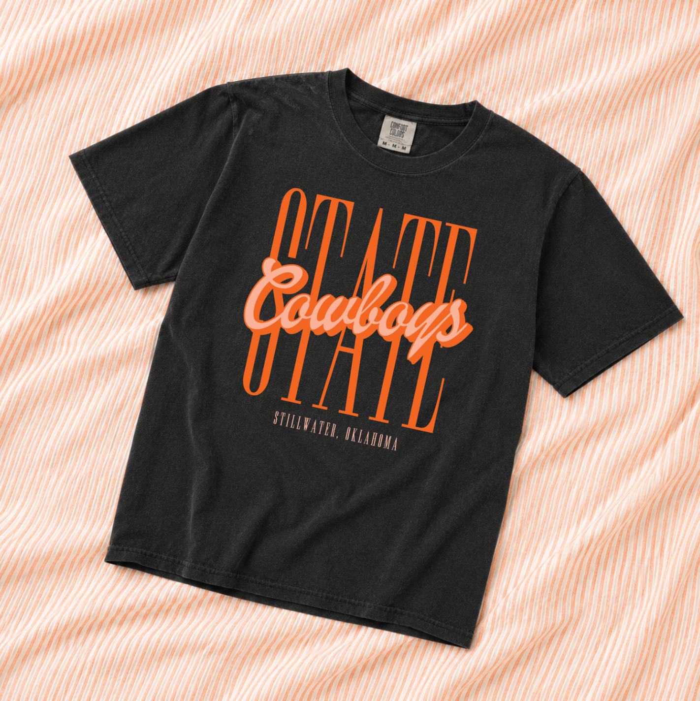 OK STATE 2026: STATE Cowboys Script (COMFORT COLORS SHORTSLEEVE ...