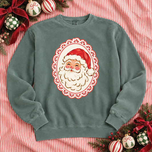 CHRISTMAS 2026: Santa Darling (COMFORT COLORS SWEATSHIRT)
