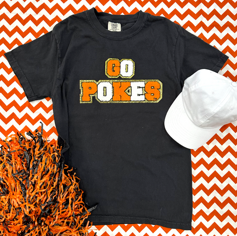 OK STATE (Spring 2023): Go Pokes Chenille Patches (SWEATSHIRT)