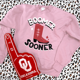 UNIV of OK 2023: Boomer Sooner Cowboy Boot (SWEATSHIRT)