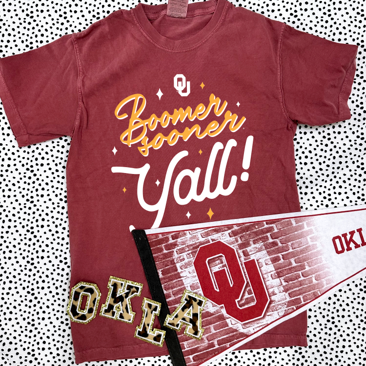 UNIV of OK 2023: Boomer Sooner Y'all (SHORT SLEEVE)