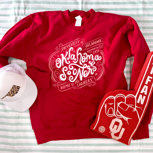 UNIV of OK 2023: Home of the Sooners (SWEATSHIRT)