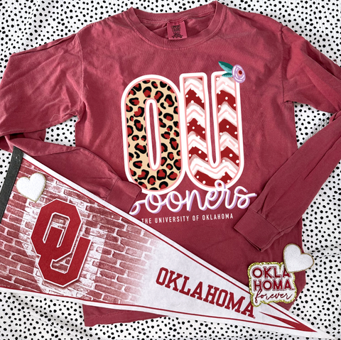 UNIV of OK 2023: Home of the Sooners (VNECK or CREW NECK)